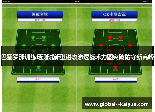 巴塞罗那训练场测试新型进攻渗透战术力图突破防守新高峰
